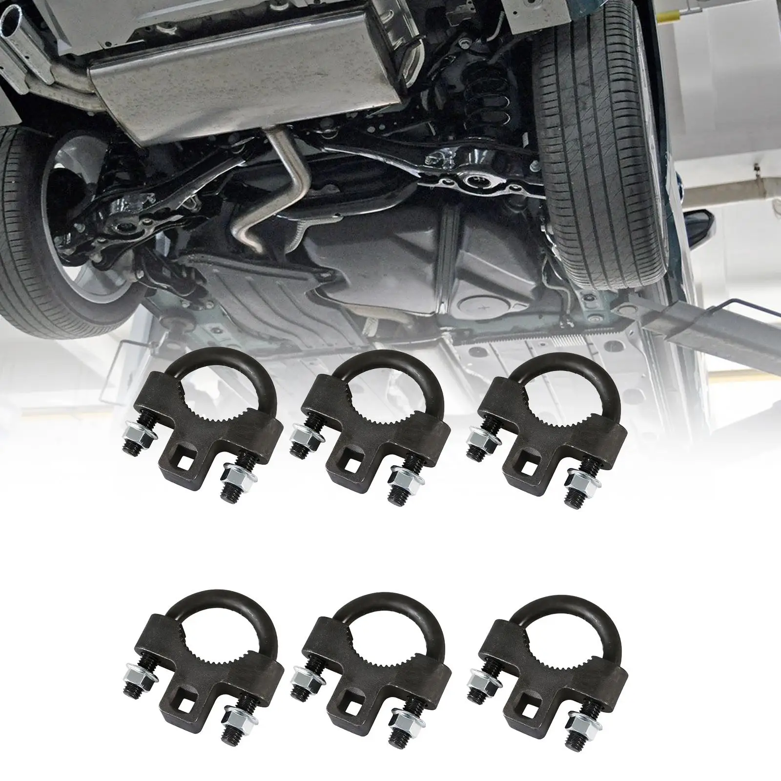 

6 Pieces Generic Inner Tie Rod Tools Sturdy Convenient Accessories Practical Compact 3/8 inch Low Profile Tools Car Accessories