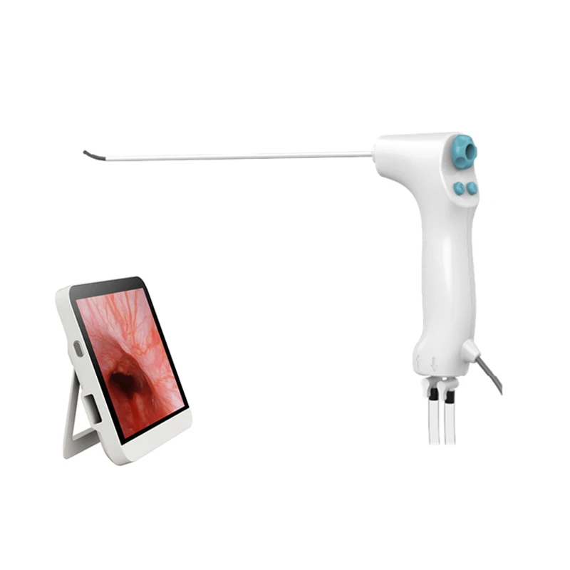 Image 4: Bronchoscope vidéo jetable de prix de bronchoscope flexible portatif numérique d'utilisation unique de Euprun