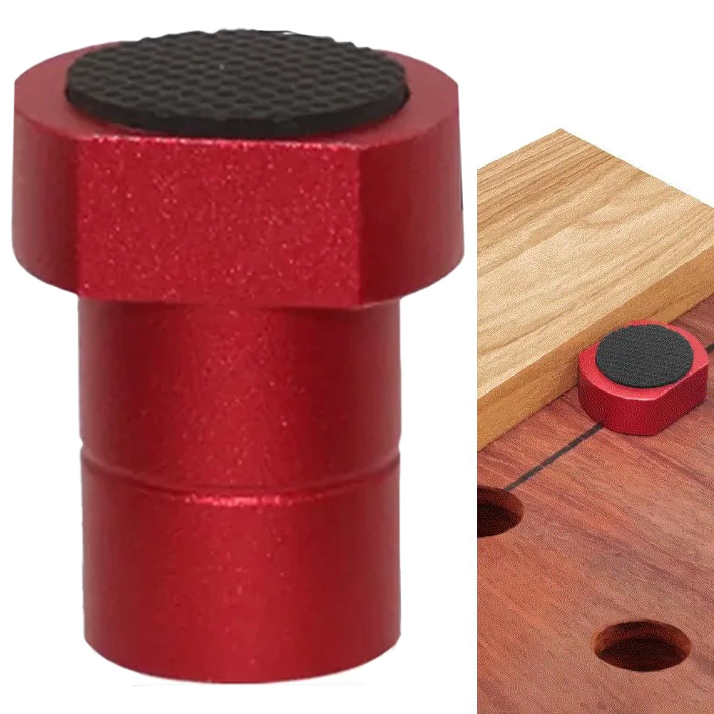 For 19mm/20mm Dog Hole Bench Dog Clamp Aluminum Alloy Bench Dogs Woodworking Workbench Practical Routing Sanding