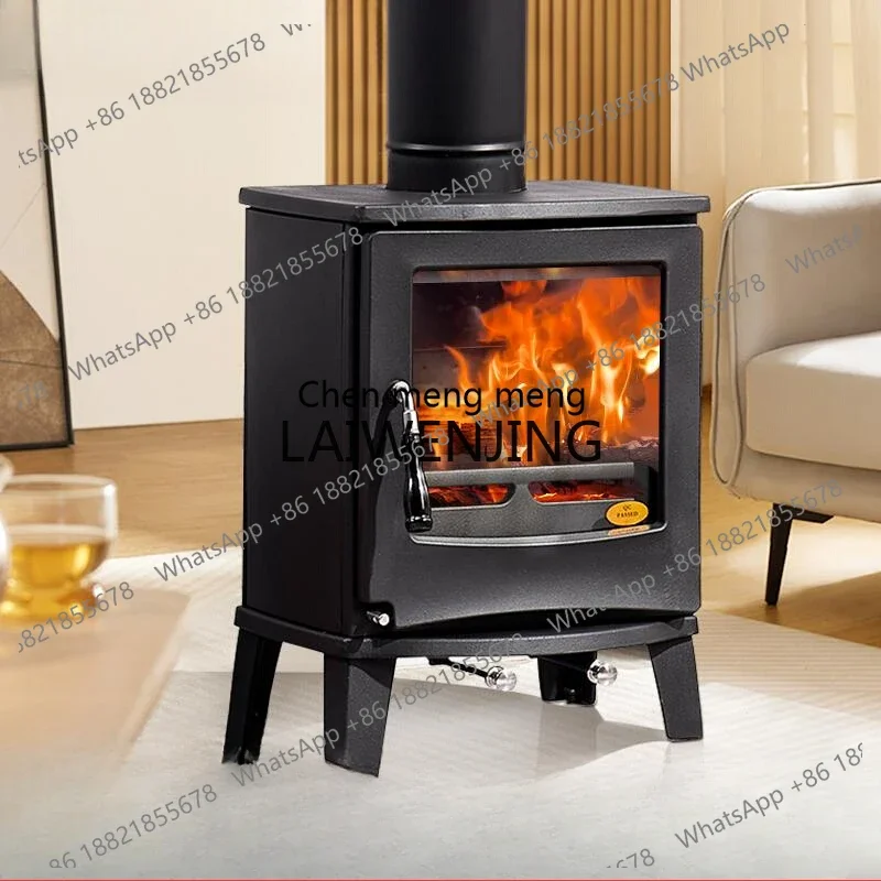 A55 Fireplace Firewood-burning Household Cast Iron Heating Furnace Freestanding