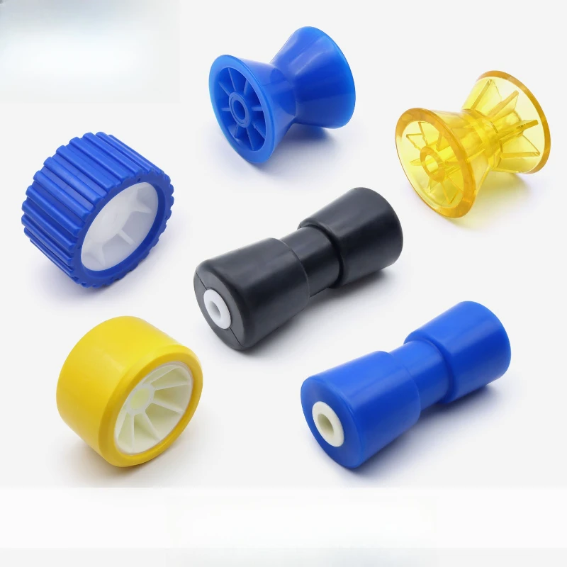 

Boat trailer roller Marine trailer frame PVC plastic top wheel bottom wheel rubber wheel accessories