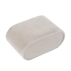 10 Pcs Watch Pillow Holder Plastic Sponge Flannel Watch Display Pillow Chain Jewelry Display Cushion Bangle Bracelet Stand Case
