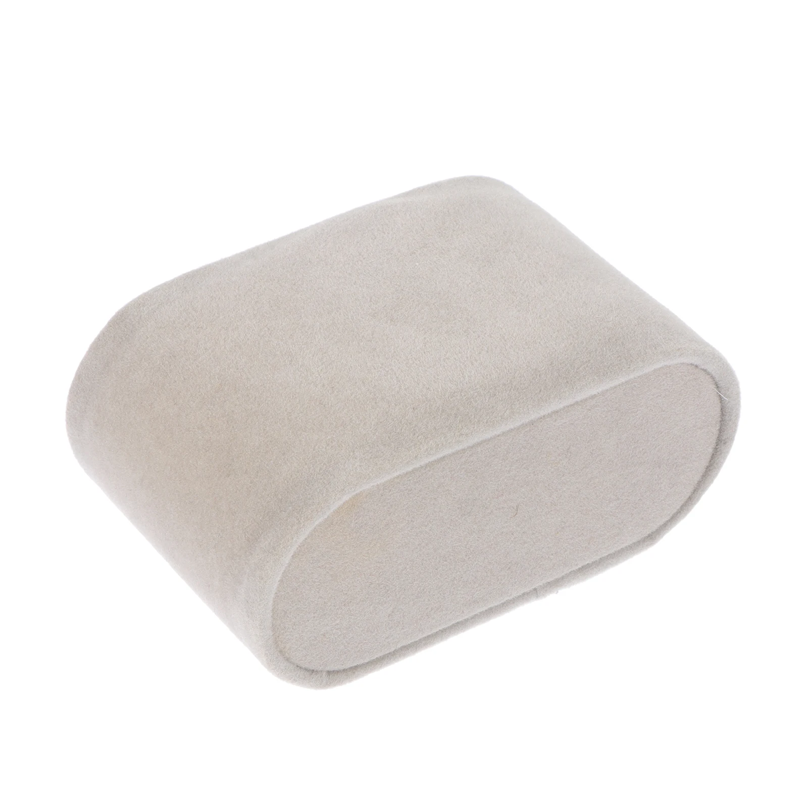10 Pcs Watch Pillow Holder Plastic Sponge Flannel Watch Display Pillow Chain Jewelry Display Cushion Bangle Bracelet Stand Case