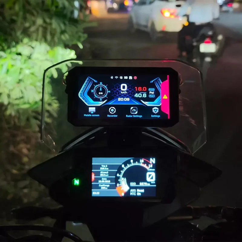 

Motorcycle Wireless Carplay Global Positioning System Smart Screen 5.5 Inch Waterproof IP67 Dashboard Camera Motorcycle Android