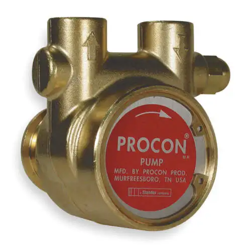 PROCON 114B240F11BA 250 Pump,Rotary Vane,Brass