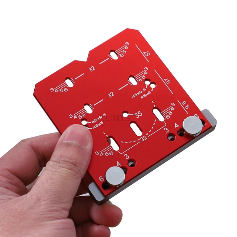 Приспособление для петель шкафа MYHOME, регулируемое сверление, направляющая для сверла 35 мм, прикрытое приспособление для петель, подходит для петель с двумя отверстиями 45 мм и 48 мм