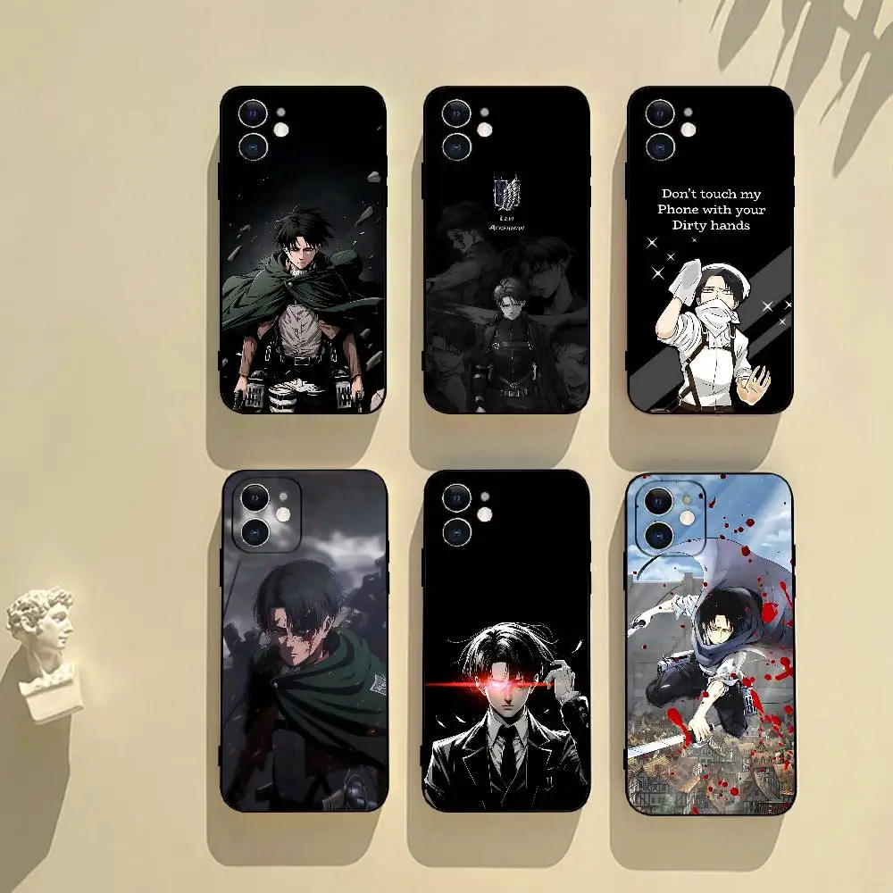 

Levi B-AckermanY Attack On Titan Phone Case Black Phone Case For IPhone 17/16/15/13/14 Pro Max/ 11Plus/X/Xr/Xs Max 13mini