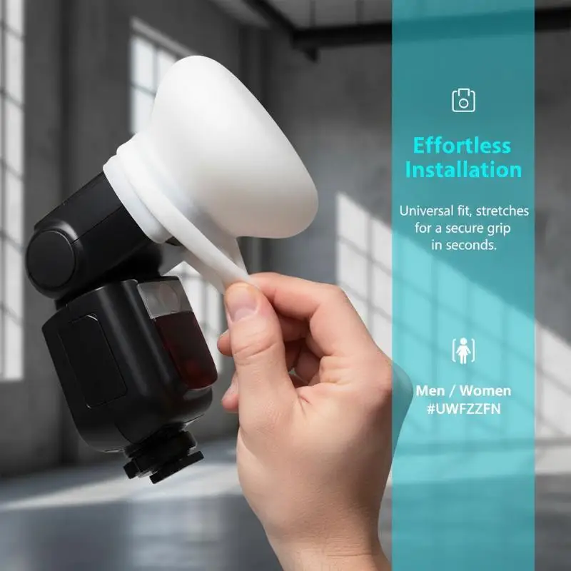One Diffuser/reflector/soft Silicone Flash Cover, Suitable For Mainstream Brands.