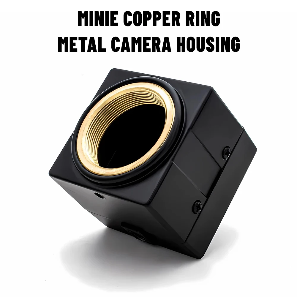 

WGWK-MINIE Copper Ring Metal Camera Housing The CCTV Camera Housing For 32x32mm AHD/CCD/Cmos/IP/USB Camera Module Chipset Board