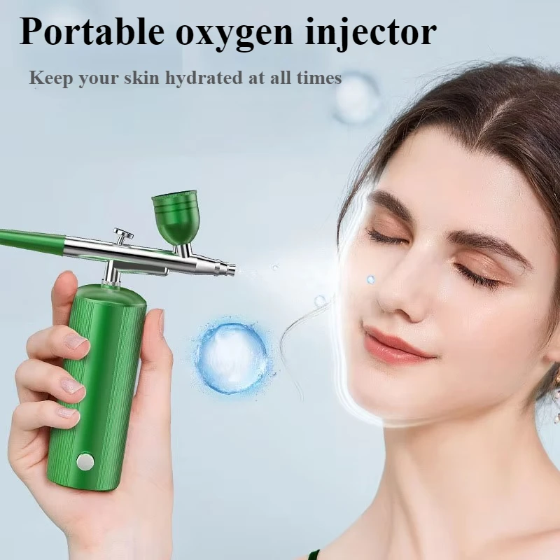 

Portable High-Pressure Nano Atomizer Home Facial Spray Gun Beauty Salon Water Replenishing Device High-Pressure Oxygen Hydrating