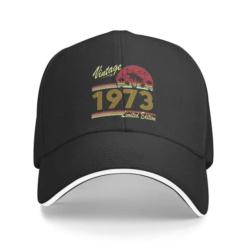 Personalized 1973 49 Years Old 49th Birthday Gift Baseball Cap for Men Women Breathable Dad Hat Sports