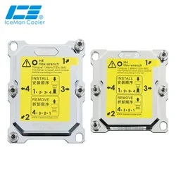 IceManCooler Full Copper Water Block For Intel LGA3647 CPU,Narrow Square Type ,LGA 3647 Processor WaterCooling Block