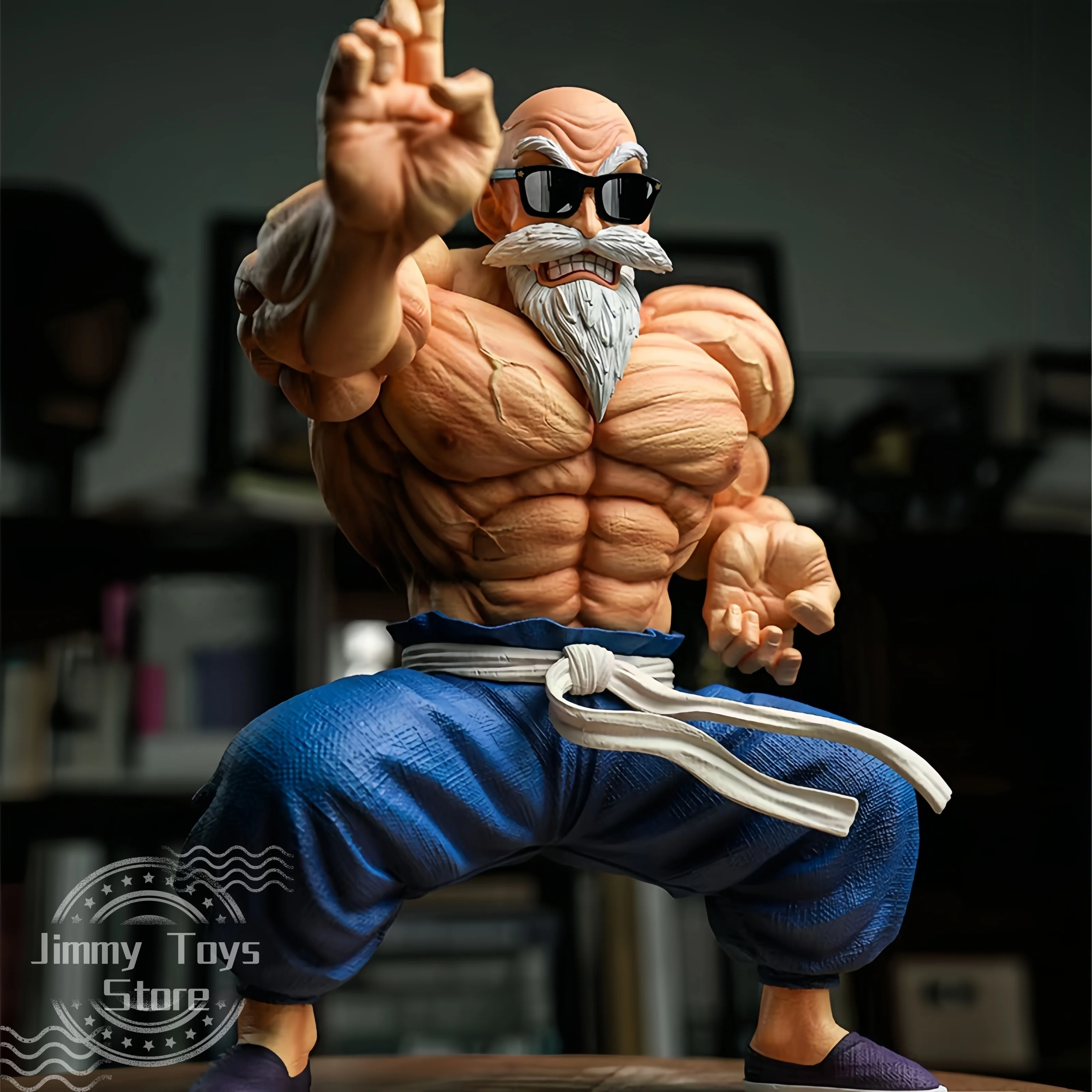 10cm Anime Dragon Ball figure GK Muscle Master Roshi Goku Kame Sennin Figurine PVC Action Figure Model Children Dolls Gift Toys