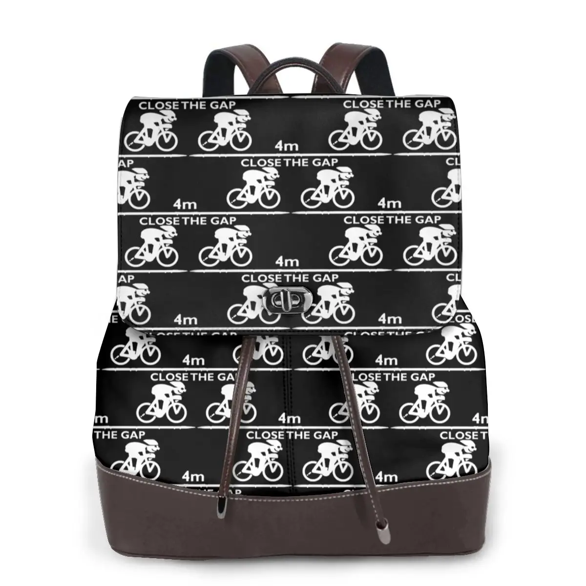 Zwift Close The Gap Bookbag School Student Bags Hiking Travel Daypack for Women Fashion Derma Backpack