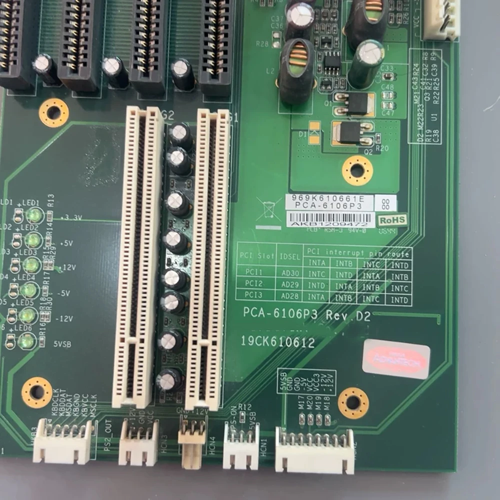 PCA-6106P3 Rev.D2 Industrial control board PCA-6106