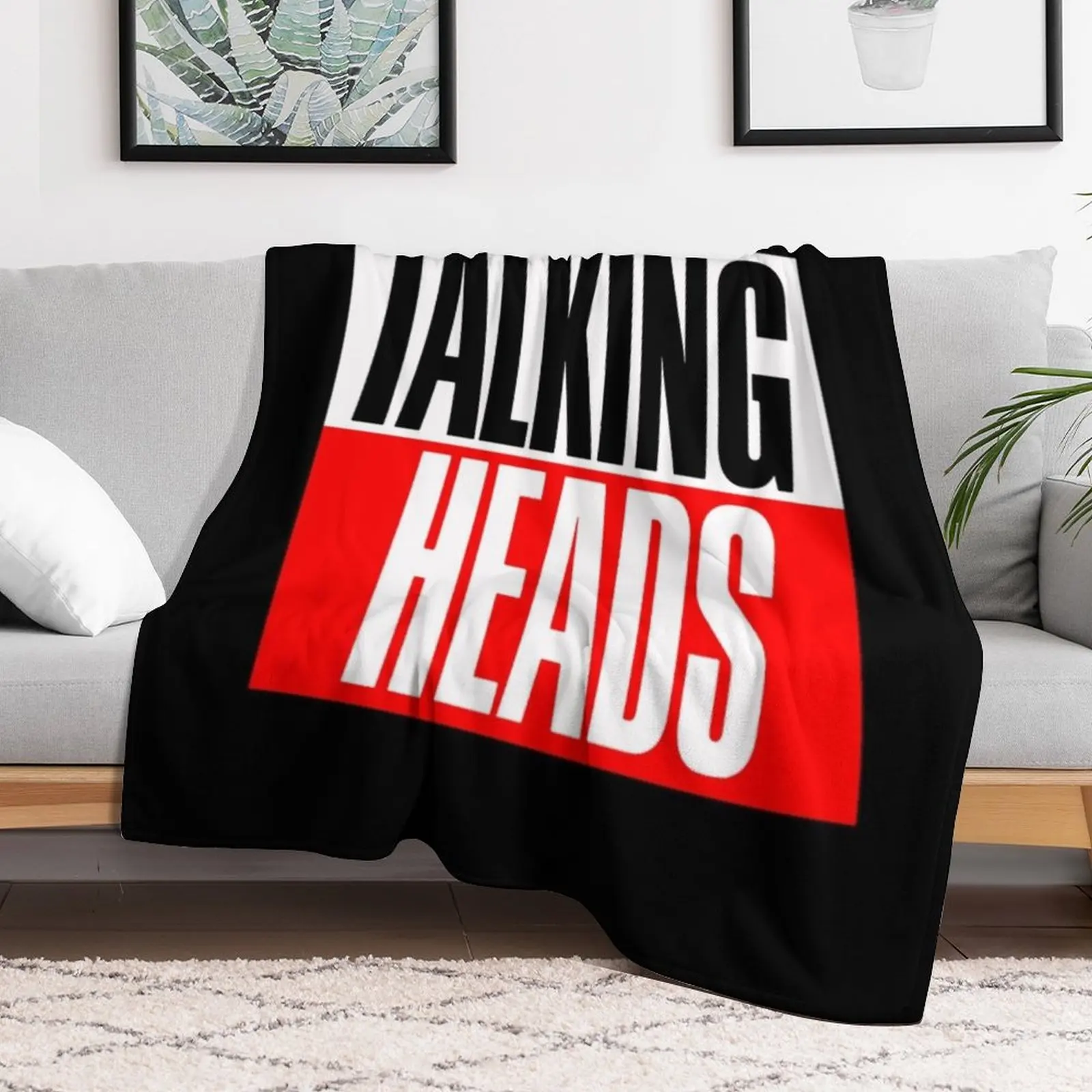 Talking Heads Throw Blanket