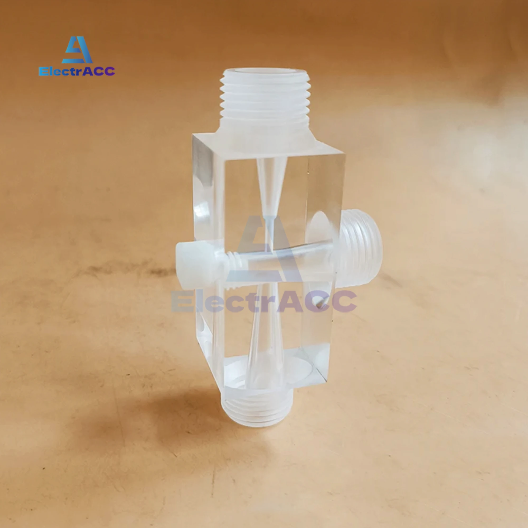 

Square Plexiglass Ejector Small Flow Ejector Transparent Water Ejector Venturi Flowmeter Float