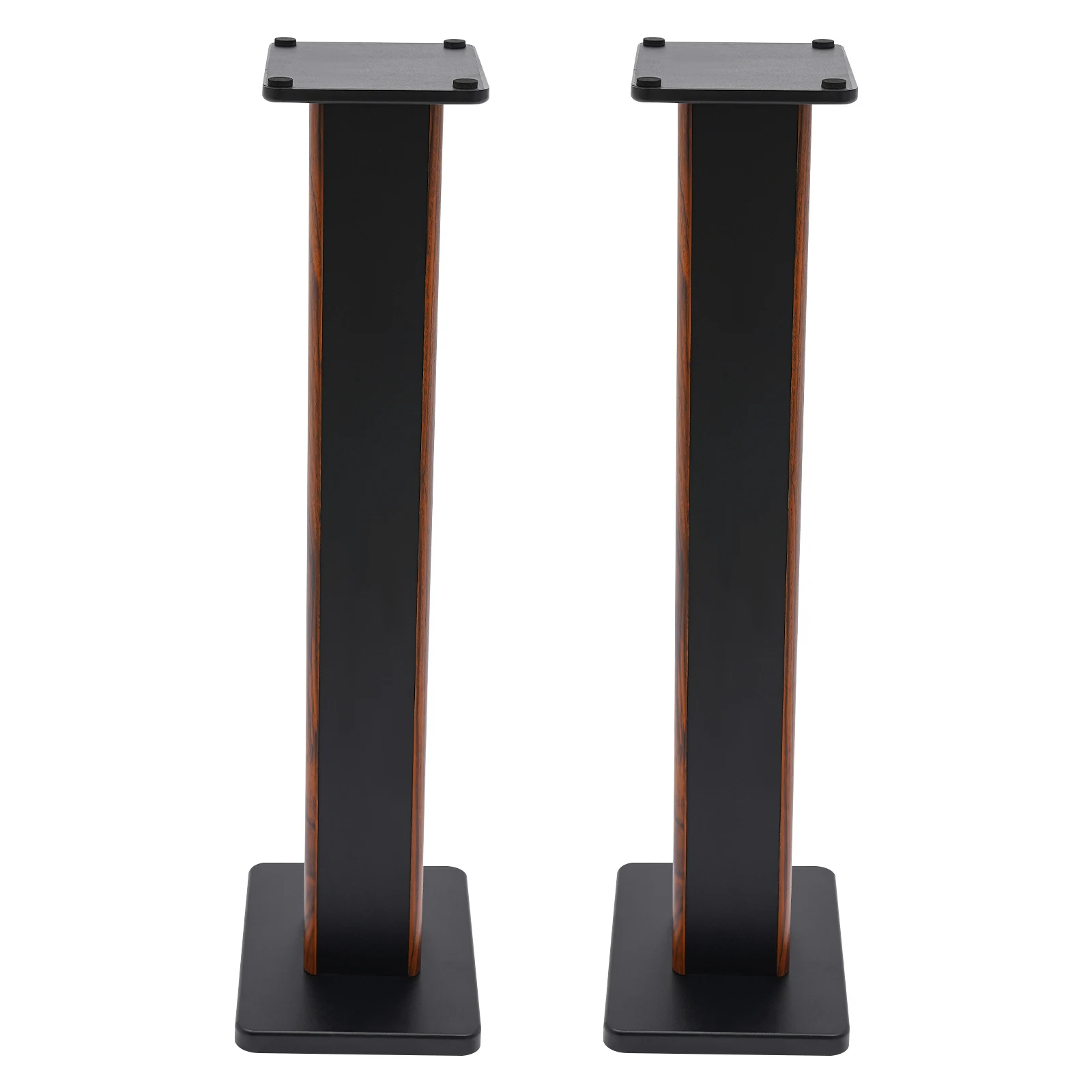 

Bookshelf Speaker Stands - Steel Construction, Pedestal Style & Built-in Wire Management, Support Bookshelf-Style Speakers