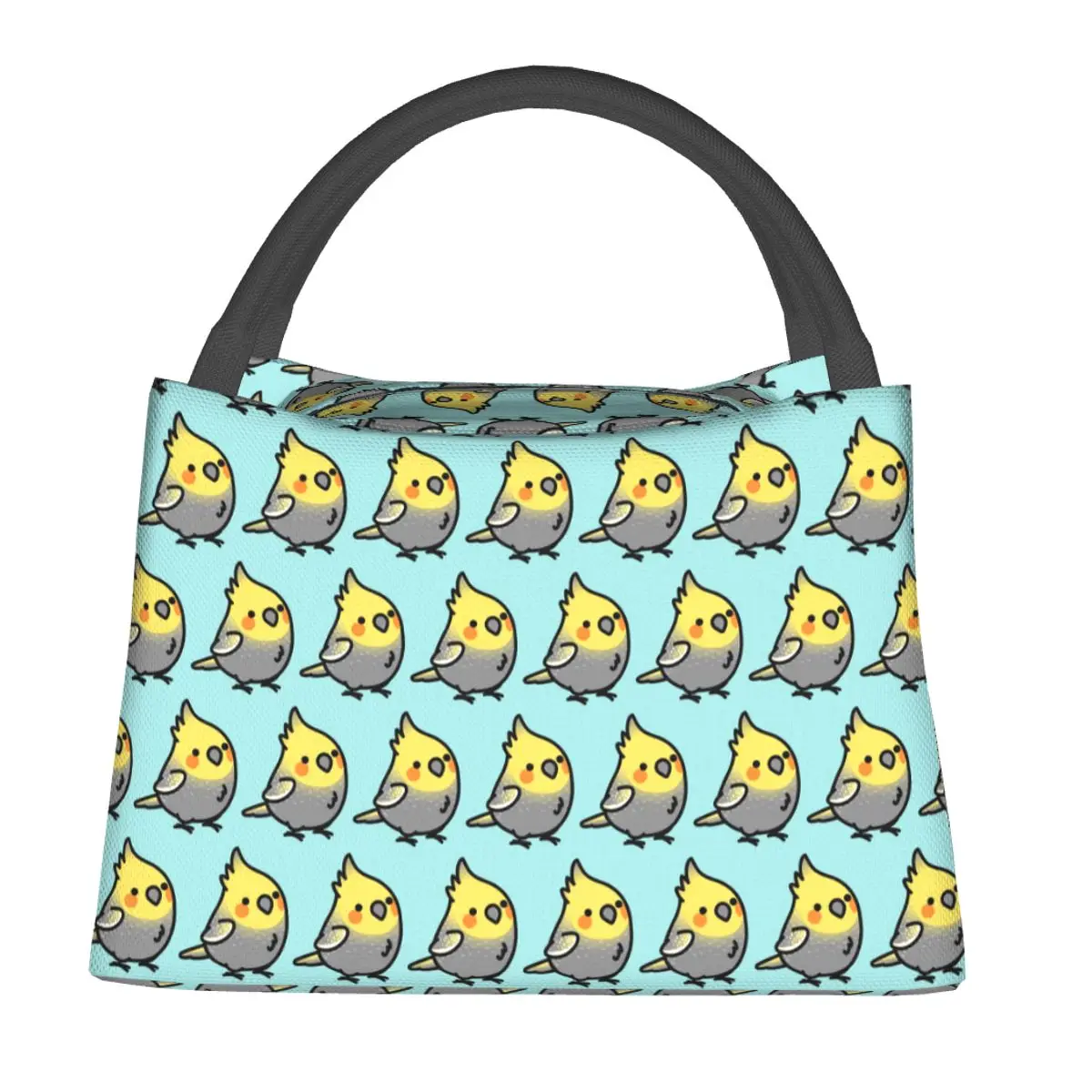 Chubby Pearl Cockatiel Insulated Lunch Bag for Women Kids Leakproof Food Boxes Thermal Lunch Box Tote