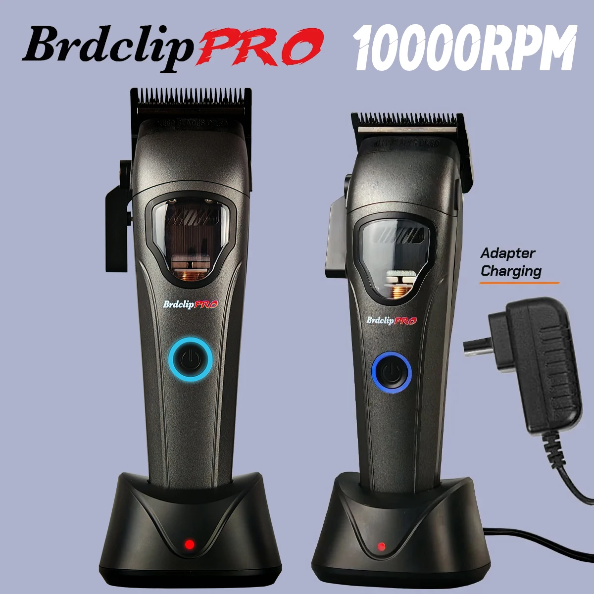 

Professional Barber shop BRDCLIP High-speed 10000RPM BRD-633 Hair Clipper DLC Blade Electric charging base Trimmer Hair Salon