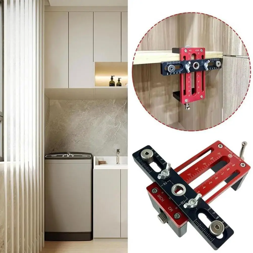 

Ручка для позиционирования дверцы шкафа, из алюминиевого сплава, для точного измерения и сверления.