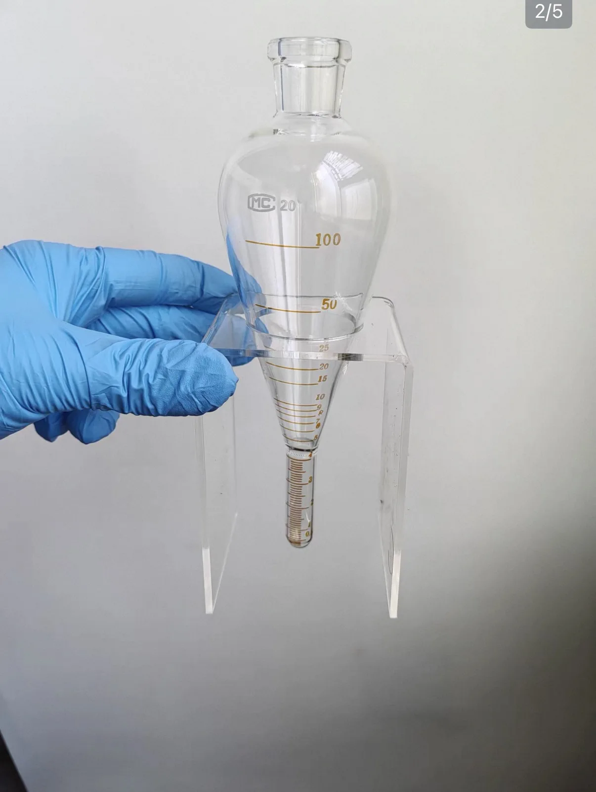 Magnetic Particle Testing Tmteck Glass Centrifuge Tubes 1pc，Complete set including bracket