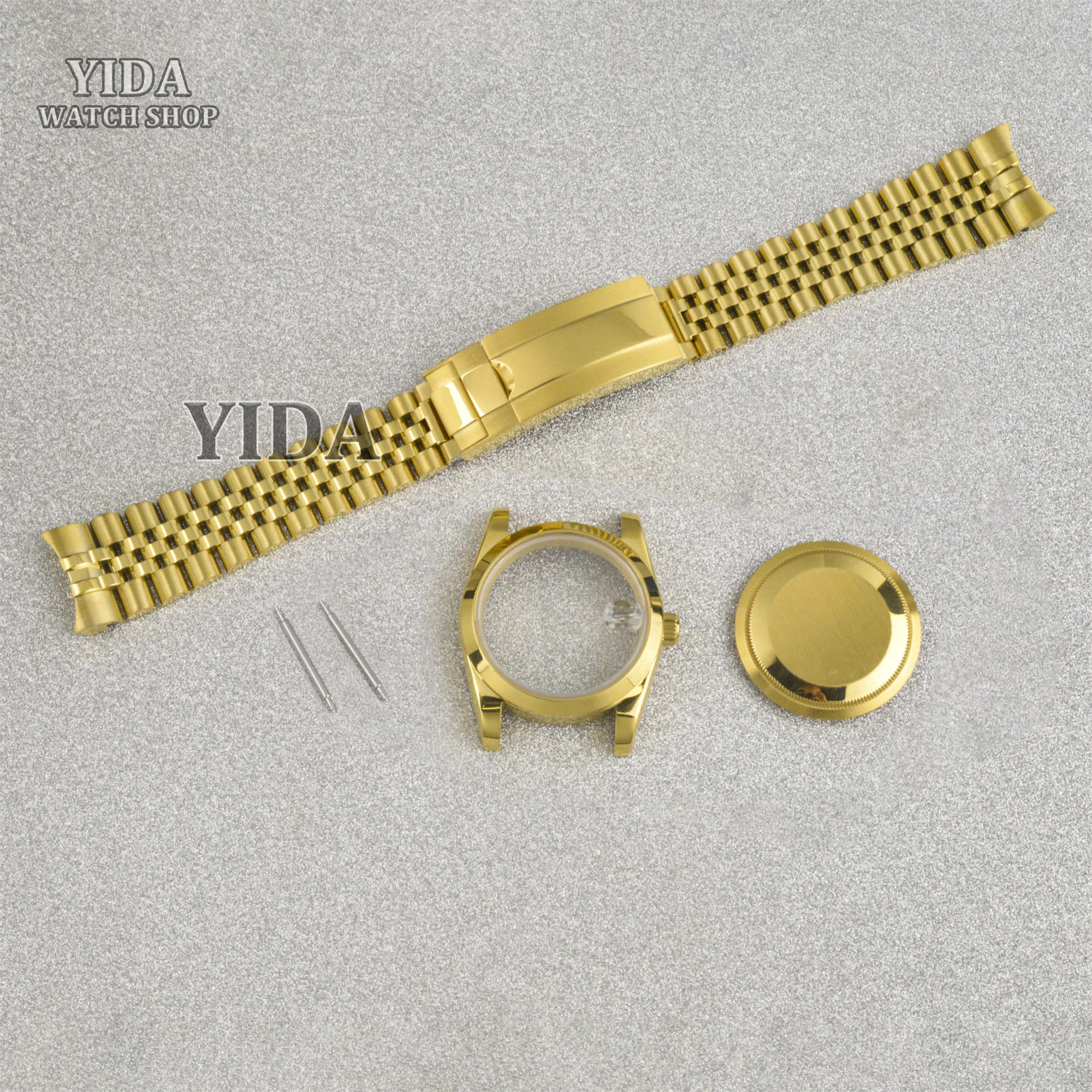 

NH35 Case Band 36/39MM High Quality Stainless Steel Watch Strap Solid/Glass Back For Datejust NH36 Automatic Movement Mod Parts