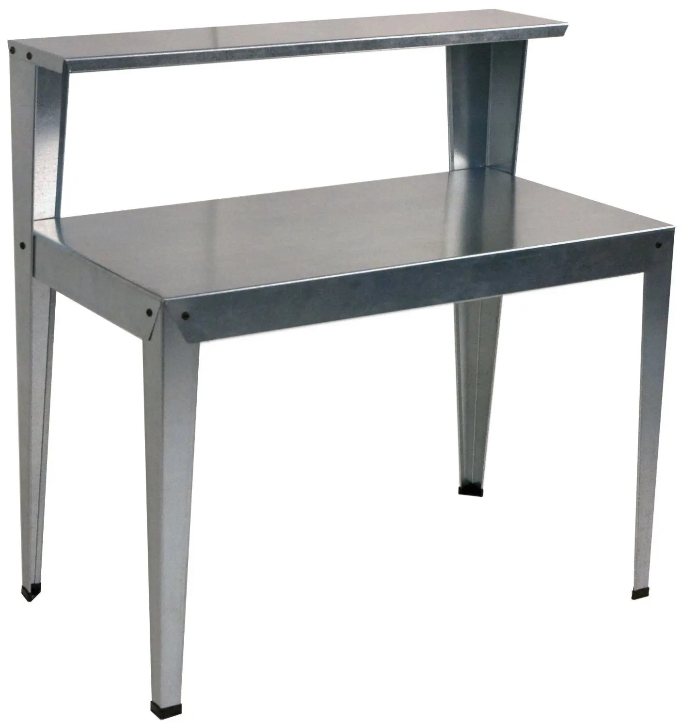 Galvanized Steel Potting Bench 24x44x44 Inch, Silver, Customized