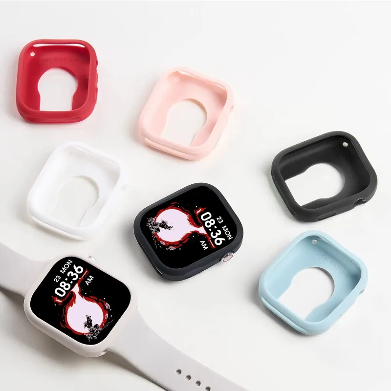 For Xiaomi Redmi Watch 6 Silicone Case Bumper Smart Watch Accessories Protective Cover for Xiaomi Redmi Watch 6 Protector Frame image 5