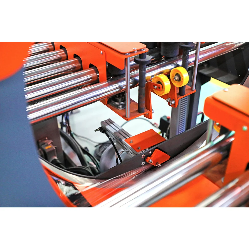 軌道式水平パレットストレッチ包装機 フィルムストレッチ包装機 水平包装機