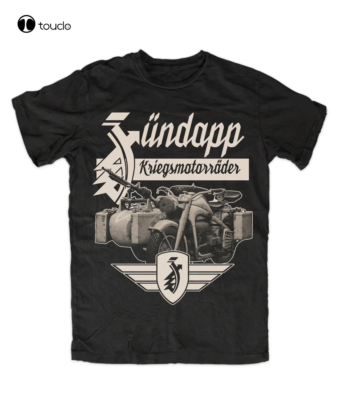 Zündapp 2 Men'S Fashion T-Shirt Schwarz K800,Ks750 Gespann Zweirad Kulltt Logo Cs 50,Ks 80 Tee Shirt