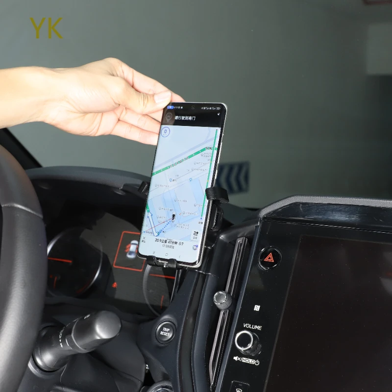 

For Subaru WRX Crosstrek 22-25 ABS Car Central Control Air Outlet Mobile Phone Holder GPS Navigation Bracket Car Accessories LHD