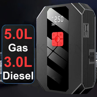 Portable 26800mAh Car Jump Starter 4 In 1 Pump Air Compressor 1200A Starting Device Power Bank 12V Digital Tire Inflator 150PSI
