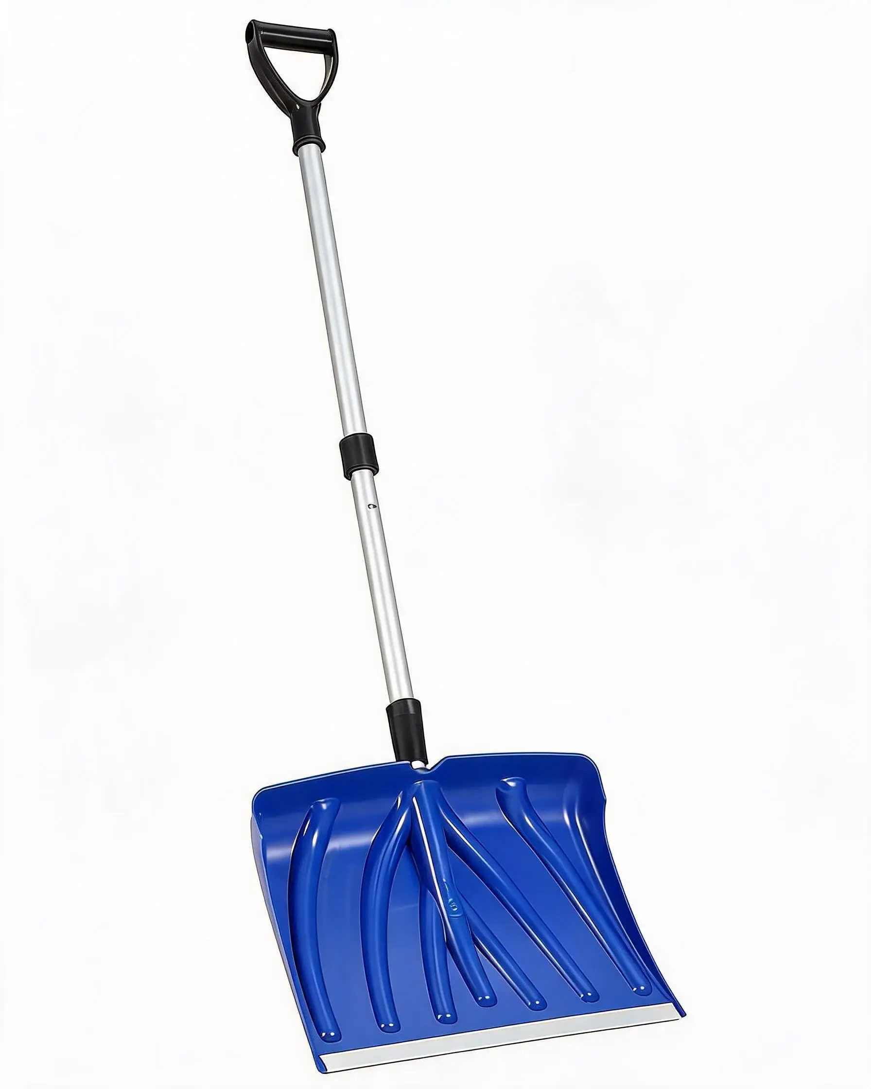18-Inch Lightweight Snow Shovel with Ergonomic Spring Assist & Anti-Slip Grip – Heavy Duty Snow Pusher for Driveway, Walkway & Yard