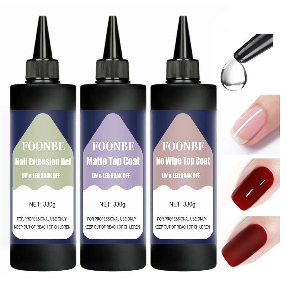 

FOONBE 300g Base Coat Nail Primer Air Dry Nail Prep Dehydrator Dehydrate Balancing Bonder Acid Free Acrylic Gel For Nail Art