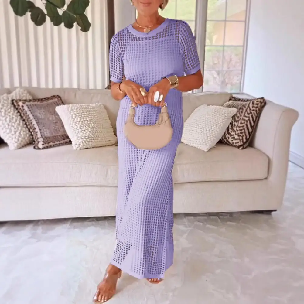 2025 Sommer Sexy One Neck Cut Out Kreis Dekoration Korsett Schlank Strand Mini Kleid Frauen