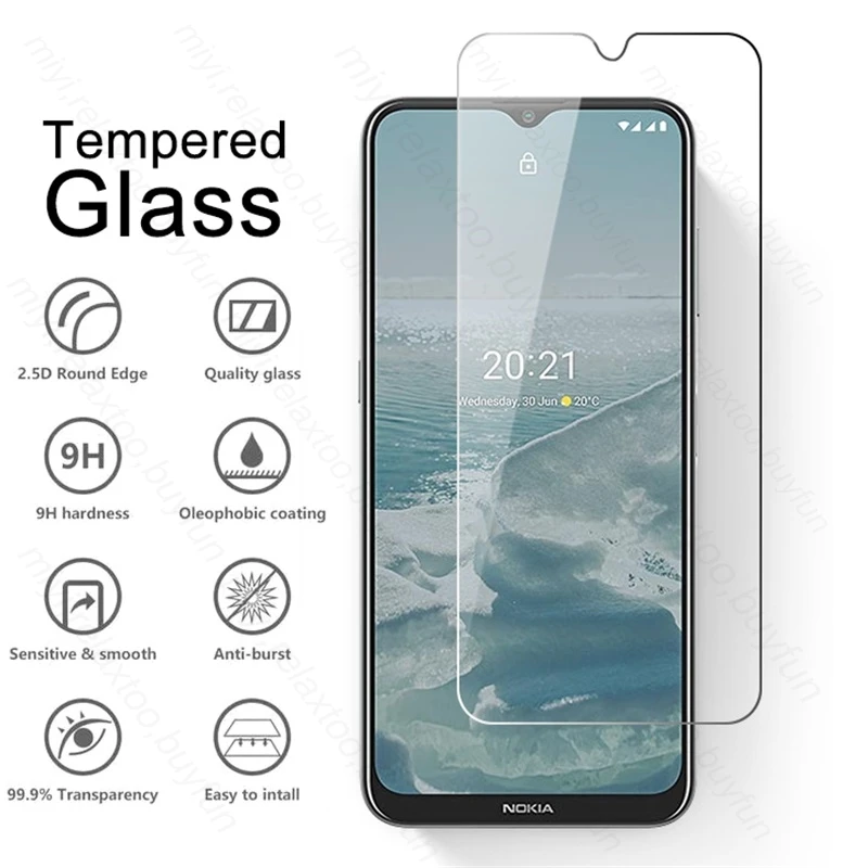 2PCS Schutz Glas Fall Für Nokia G20 G21 G22 G42 G60 Screen Protector Abdeckung Auf Nokia C12 C21 Plus C22 c31 C32 C300 X30 XR21