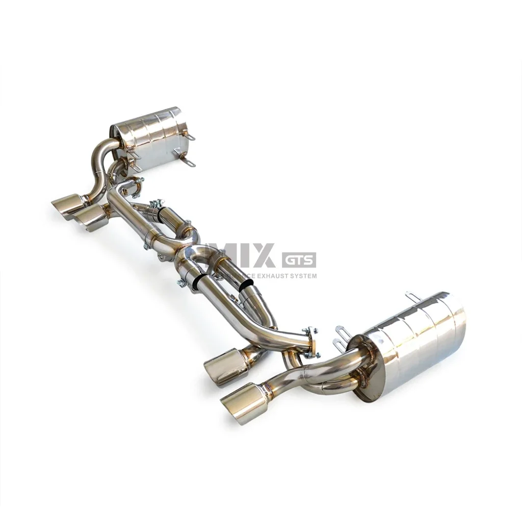 High Performance Stainless Steel Exhaust Pipe for 911 Carrera S 997.1 3.8 2004-2008with Valve Electronic Rebound Muffler