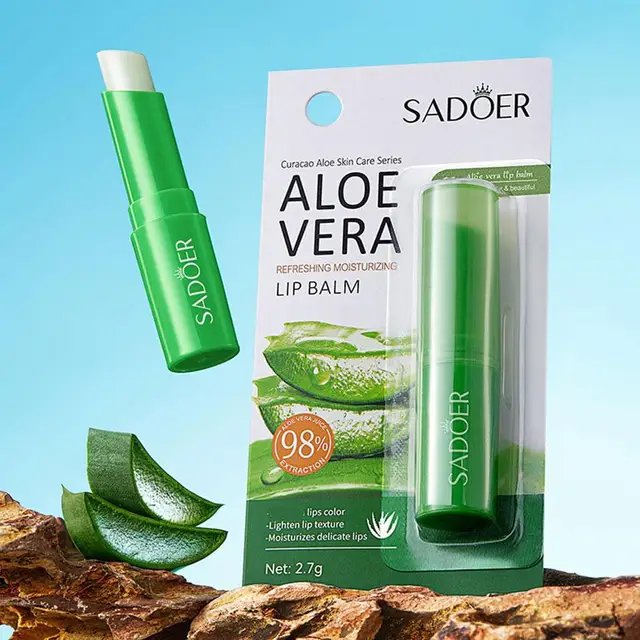 Witamina C Aloe kokosowy balsam do ust nawilżający przeciw pękaniu nawilżający naprawa odżywcza szminka usta produkty do pielęgnacji skóry
