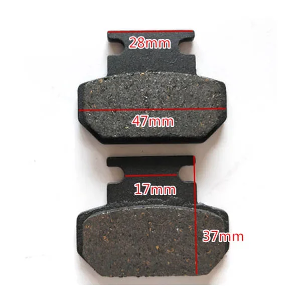 Motorcycle Scooter Brake Pads Metal Seperator Clip Split Shrapnel for Chinese Tailg 50cc Rear Brake Pads