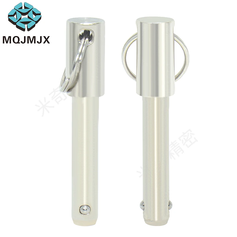 1Pc B‑Handle Ball Lock Pin Quick Release Pin Solid Hollow Spring Loaded Safety Positioning Pin MT172  Stainless Steel Locking