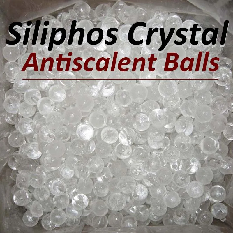 Polyphosphate Crystals (SILIPHOS) Refill Pack for Water Filter Treatment De-Scaler Removes Hardness, Limescale Antiscalent Ball