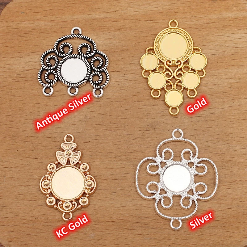 BoYuTe New Arrive Alloy Blank Pendant Base Handmade Diy Jewelry Accessories Factory Wholesale