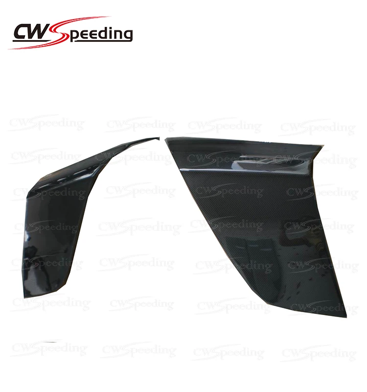 Free ShippingR STYLE CARBON FIBER REAR FENDER VENTS FOR 2007-2014 AUDI TT MK2 SPIDER Convertible