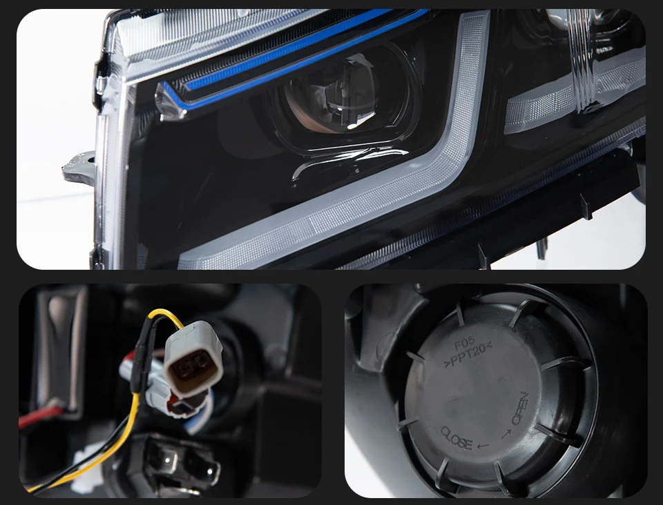 Sewiyolin سيارة LED مجموعات المصابيح الأمامية لشروليه كروز 2009-2016 الضباب DRL الفرامل بدوره مصباح إشارة التوصيل والتشغيل #6