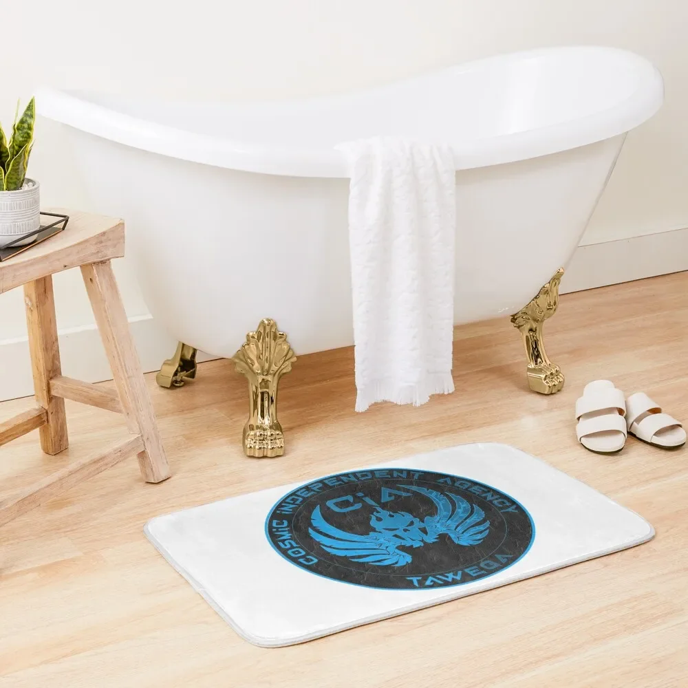 

Blue CIA LOGO Bath Mat Anti-Slip Bathtub Toilet Carpet Mat