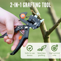 2-in-1 Pruning Tools Garden Grafting Pruner Professional Branch Cutter Secateur Pruning Plant Shears Fruit Tree Grafting Scissor