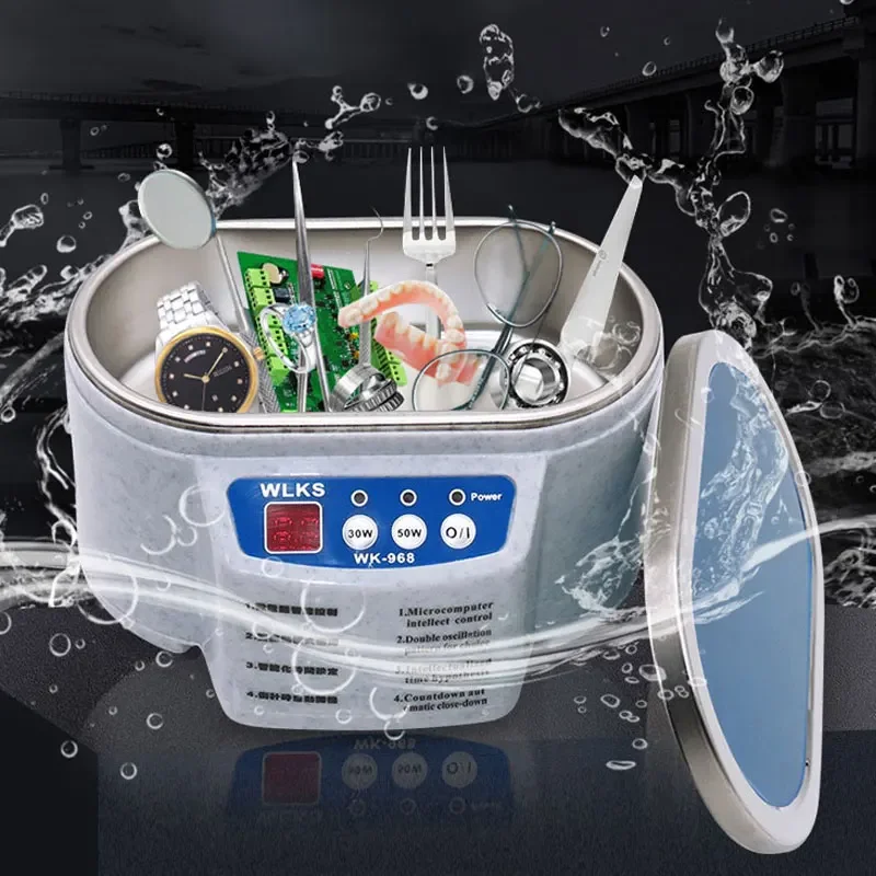 Ultrasonic Cleaner  628ml Ultrasonic Bath for Jewelry Parts Glasses Circuit Board Cleaning Machine Ultrasound Jewelry Cleaner