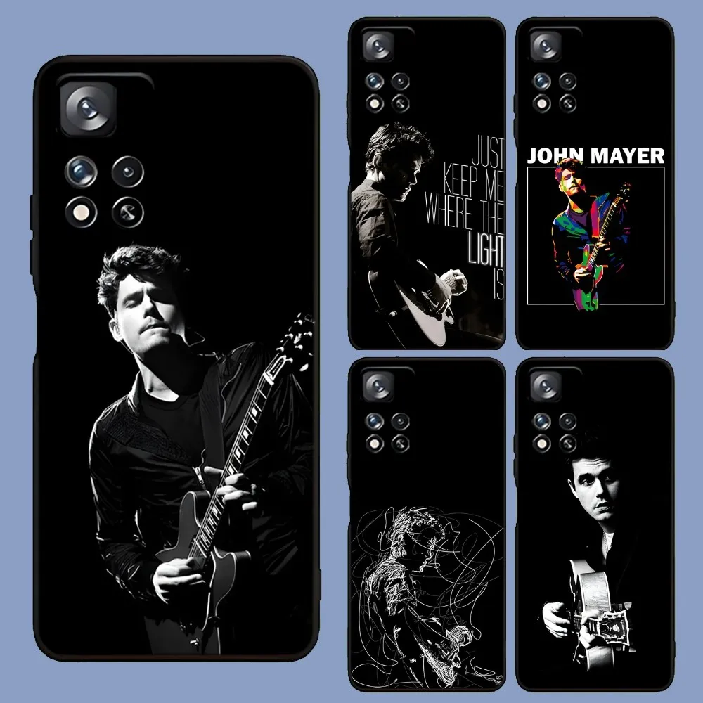 J-John Mayer Phone Case For Samsung Galaxy A13,A21s,A22,A31,A32,A52,A53,A71,A80,A91 Soft Black Cover