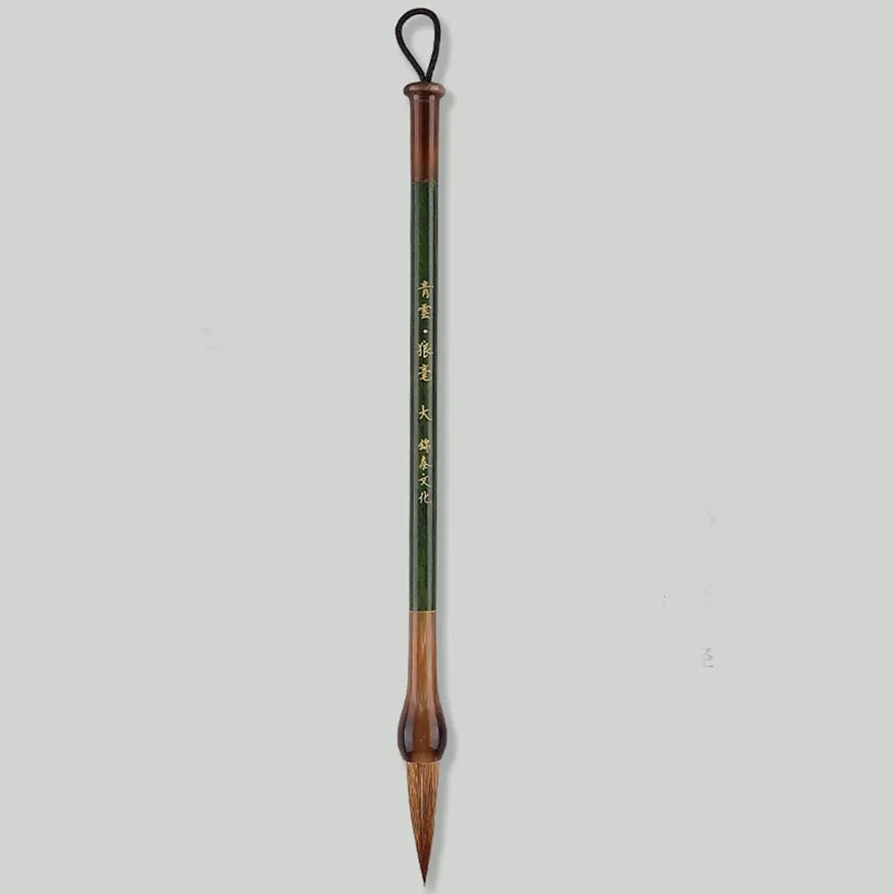 

Traditional Chinese Calligraphy Brush Oil Watercolor Oil Painting Scriptures Writing Brush Wolf Hair Wood Art Paint Brush